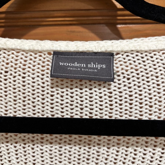 WOODEN SHIPS OFF WHITE/WHITE/CREAM SWEATER - Picture 4 of 5
